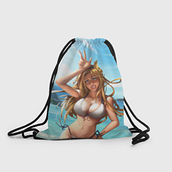 Рюкзак-мешок Lux Beach, цвет: 3D-принт