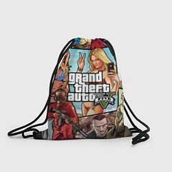 Рюкзак-мешок GTA V, цвет: 3D-принт