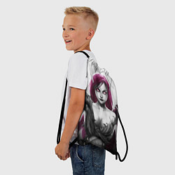 Рюкзак-мешок Cute Demon, цвет: 3D-принт — фото 2