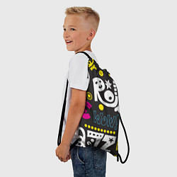 Рюкзак-мешок Instrumental Music, цвет: 3D-принт — фото 2