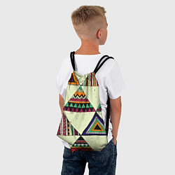 Рюкзак-мешок Индейские мотивы, цвет: 3D-принт — фото 2
