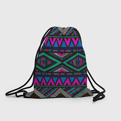 Рюкзак-мешок Индийский узор, цвет: 3D-принт