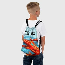 Рюкзак-мешок CS GO: AR Style, цвет: 3D-принт — фото 2