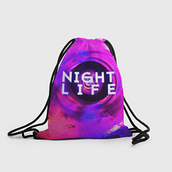 Рюкзак-мешок Night life, цвет: 3D-принт