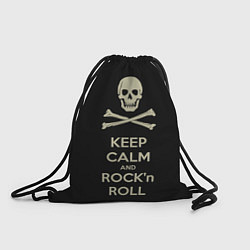 Рюкзак-мешок Keep Calm & Rock'n'Roll, цвет: 3D-принт