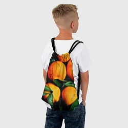 Рюкзак-мешок Мандаринчики, цвет: 3D-принт — фото 2
