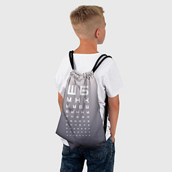 Рюкзак-мешок Проверка зрения, цвет: 3D-принт — фото 2