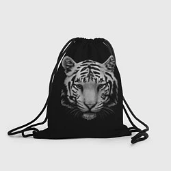 Рюкзак-мешок Серый тигр, цвет: 3D-принт