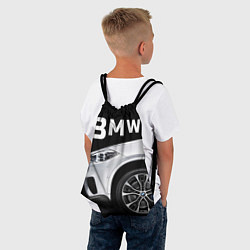 Рюкзак-мешок BMW: White Style, цвет: 3D-принт — фото 2