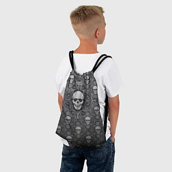 Рюкзак-мешок Black Milk: Skulls, цвет: 3D-принт — фото 2