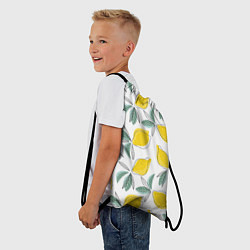 Рюкзак-мешок Лимончики, цвет: 3D-принт — фото 2