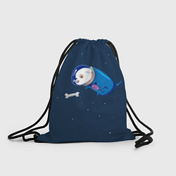 Рюкзак-мешок Собачка в космосе, цвет: 3D-принт