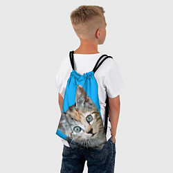 Рюкзак-мешок Котик, цвет: 3D-принт — фото 2