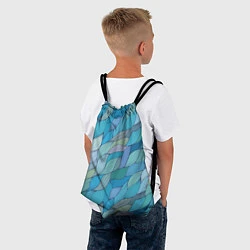Рюкзак-мешок Волны, цвет: 3D-принт — фото 2