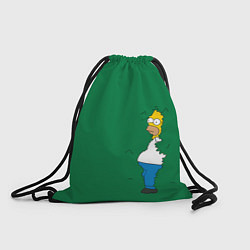 Рюкзак-мешок Гомер в кустах, цвет: 3D-принт