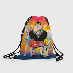 Рюкзак-мешок American Dad, цвет: 3D-принт