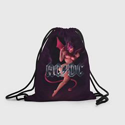 Рюкзак-мешок AC/DC: Devil Girl, цвет: 3D-принт