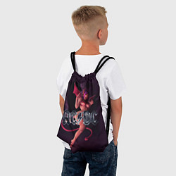 Рюкзак-мешок AC/DC: Devil Girl, цвет: 3D-принт — фото 2