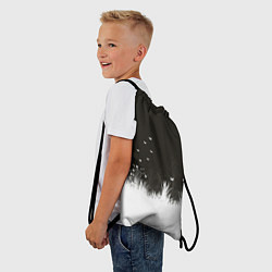 Рюкзак-мешок Ночная полянка, цвет: 3D-принт — фото 2