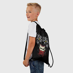 Рюкзак-мешок Дикий волк, цвет: 3D-принт — фото 2