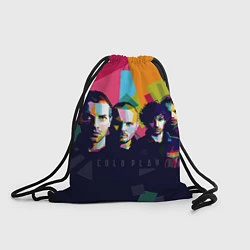 Рюкзак-мешок Coldplay, цвет: 3D-принт