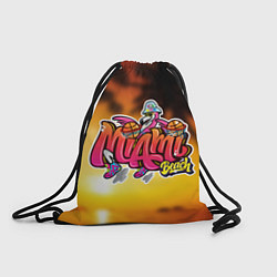 Рюкзак-мешок Miami Beach, цвет: 3D-принт