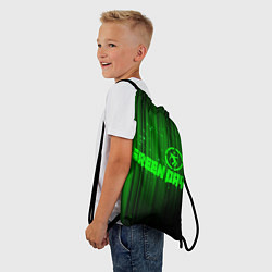 Рюкзак-мешок Green Day лучи, цвет: 3D-принт — фото 2