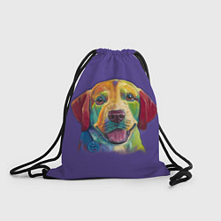 Рюкзак-мешок Лабрадор: реализм, цвет: 3D-принт