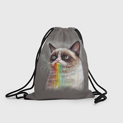 Рюкзак-мешок Grumpy Cat, цвет: 3D-принт