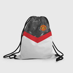 Рюкзак-мешок Man United FC: Grey Polygons, цвет: 3D-принт