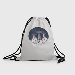Рюкзак-мешок НЛО в Горах, цвет: 3D-принт