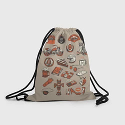 Рюкзак-мешок Twin Peaks Pack, цвет: 3D-принт