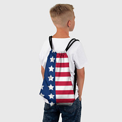 Рюкзак-мешок USA Flag, цвет: 3D-принт — фото 2