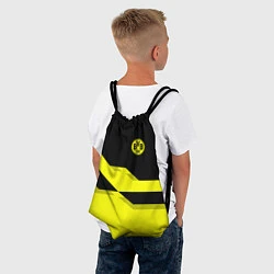 Рюкзак-мешок BVB FC: Yellow style, цвет: 3D-принт — фото 2
