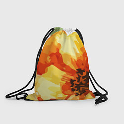 Рюкзак-мешок Пион, цвет: 3D-принт