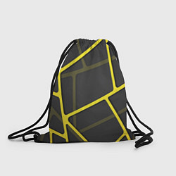 Рюкзак-мешок Желтая сетка, цвет: 3D-принт