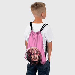 Рюкзак-мешок Lil Pump: Pink, цвет: 3D-принт — фото 2