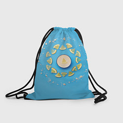 Рюкзак-мешок Кислый лимончик, цвет: 3D-принт