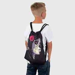 Рюкзак-мешок Мертвая девушка, цвет: 3D-принт — фото 2