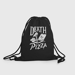 Рюкзак-мешок Death By Pizza, цвет: 3D-принт