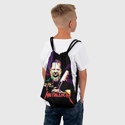 Рюкзак-мешок Metallica: James Alan Hatfield, цвет: 3D-принт — фото 2