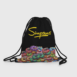Рюкзак-мешок Simpsons Donuts, цвет: 3D-принт