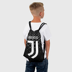 Рюкзак-мешок FC Juventus: Black Lines, цвет: 3D-принт — фото 2