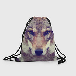 Рюкзак-мешок Angry Wolf, цвет: 3D-принт