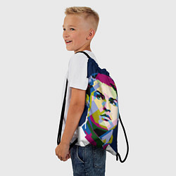 Рюкзак-мешок Cristiano Ronaldo Art, цвет: 3D-принт — фото 2