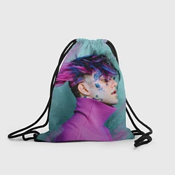 Рюкзак-мешок Lil Peep: Neon Style, цвет: 3D-принт