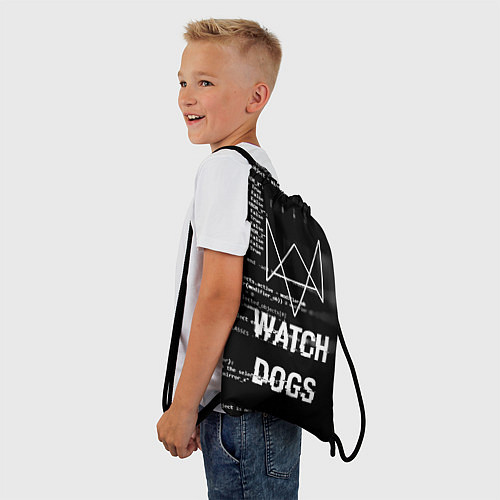 Мешок для обуви Watch Dogs: Hacker / 3D-принт – фото 3