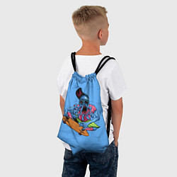 Рюкзак-мешок Skull Skate, цвет: 3D-принт — фото 2