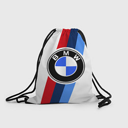 Рюкзак-мешок BMW M: White Sport, цвет: 3D-принт