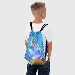 Рюкзак-мешок Vocaloid, цвет: 3D-принт — фото 2